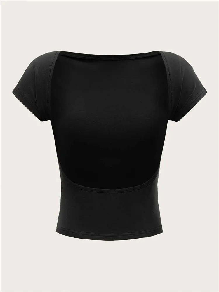 Blusa com costas nua -