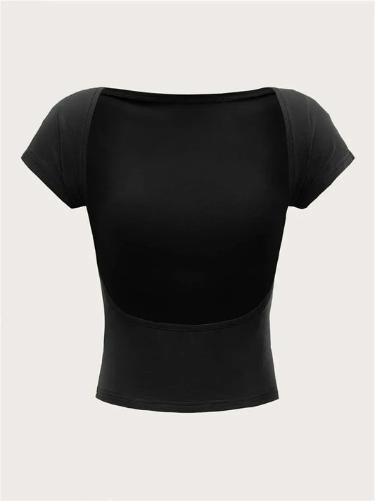 Blusa com costas nua -